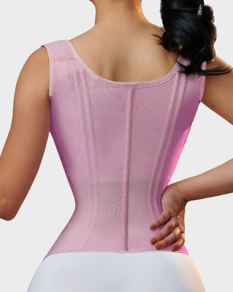 Double-Waistband Shaping Corset Vest