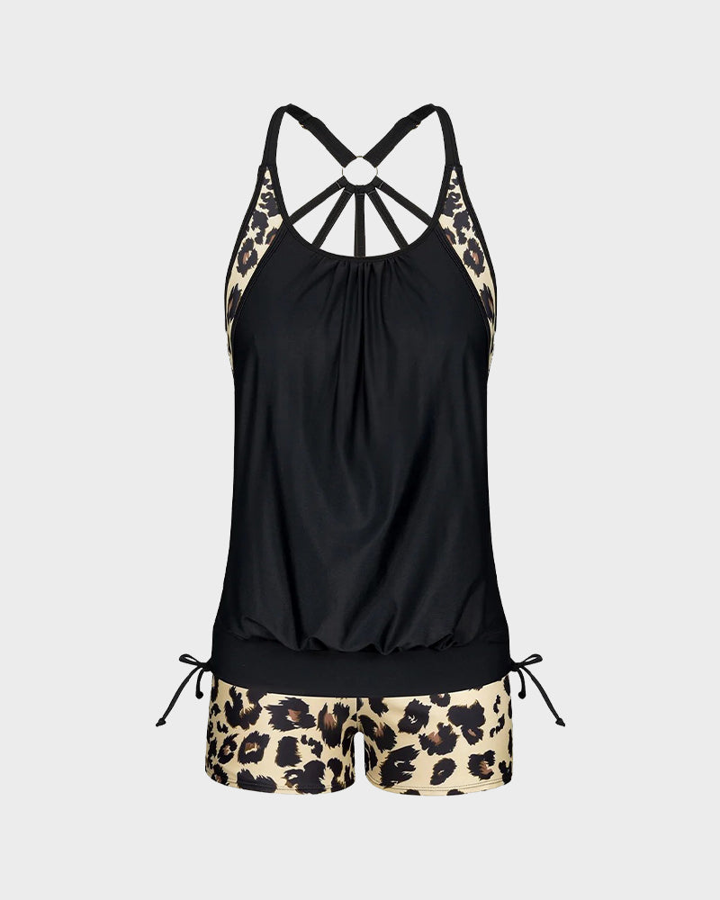 Eleganter und schmeichelhafter Tankini Zweiteiler