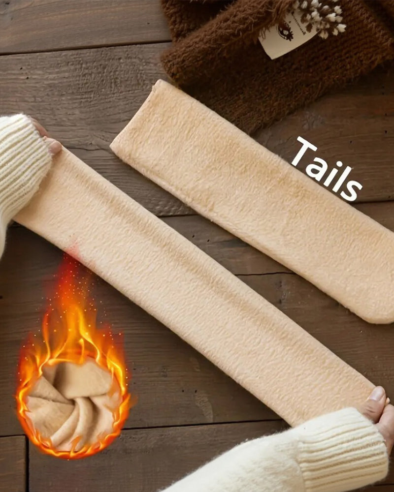 Gefütterte Wintersocken aus dickem Fleece – 6 Paar im Set