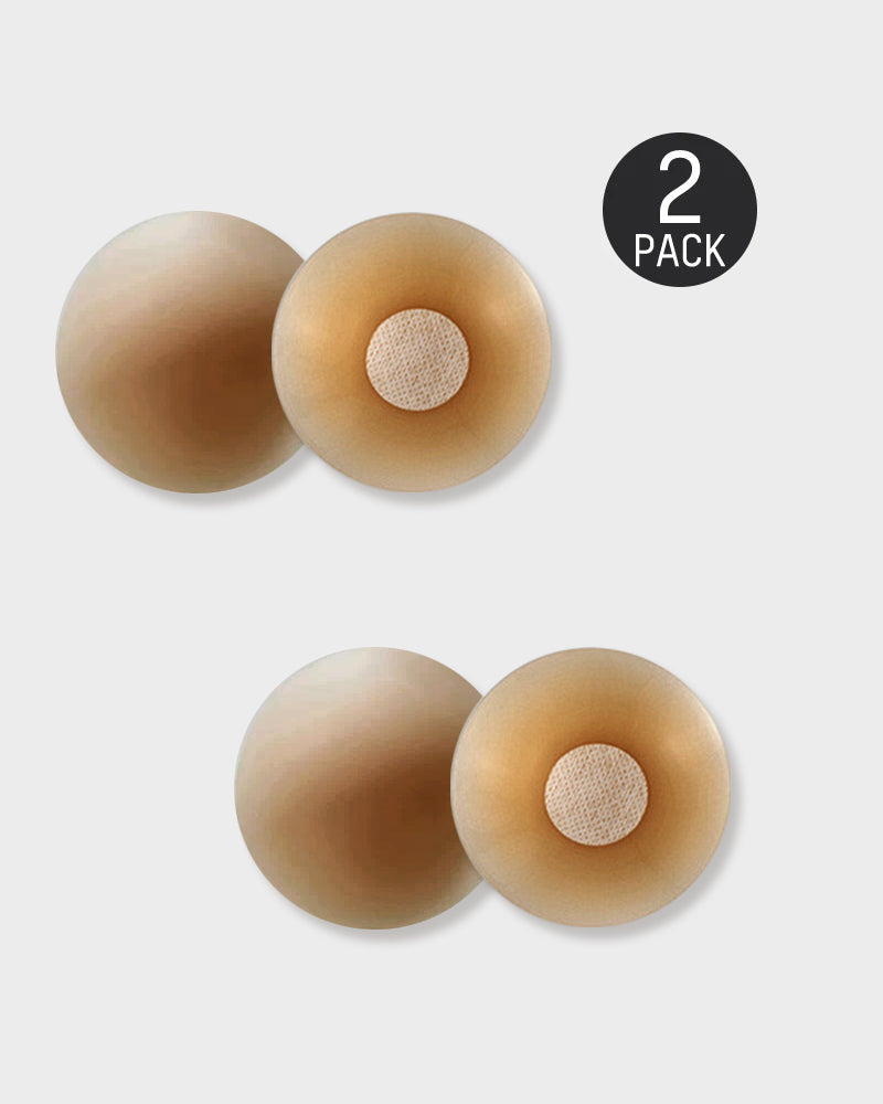 Cache-Tétons Non-Adhésifs Sans Coutures (2 Paires)