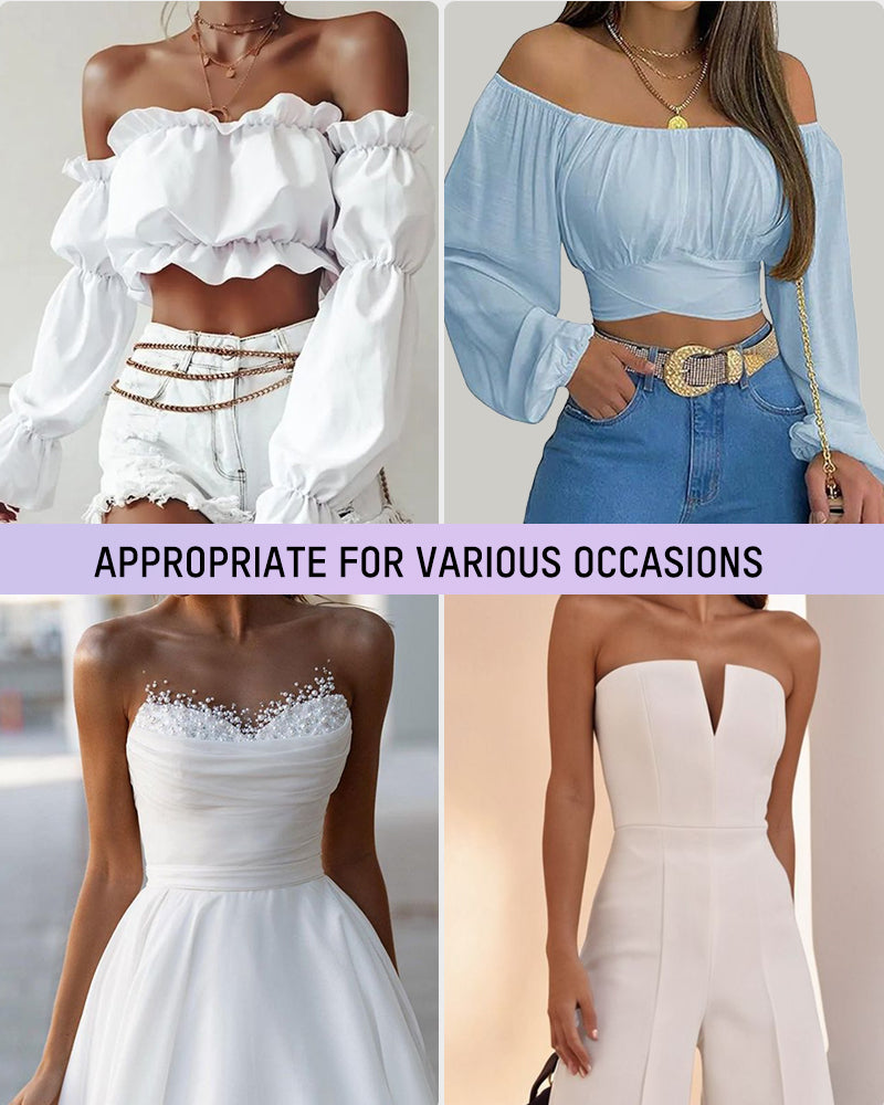 Strapless Non-Slip Full-Coverage Bra