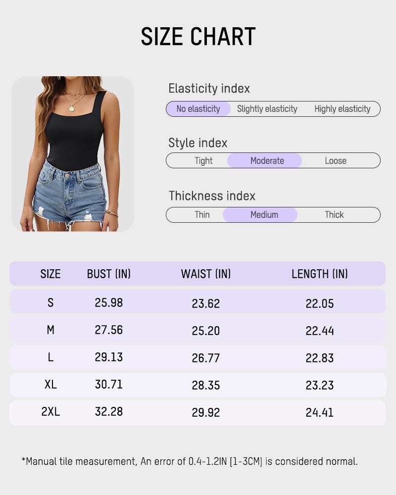 U-Neck Shaping Tank Top with Built-In Bralette