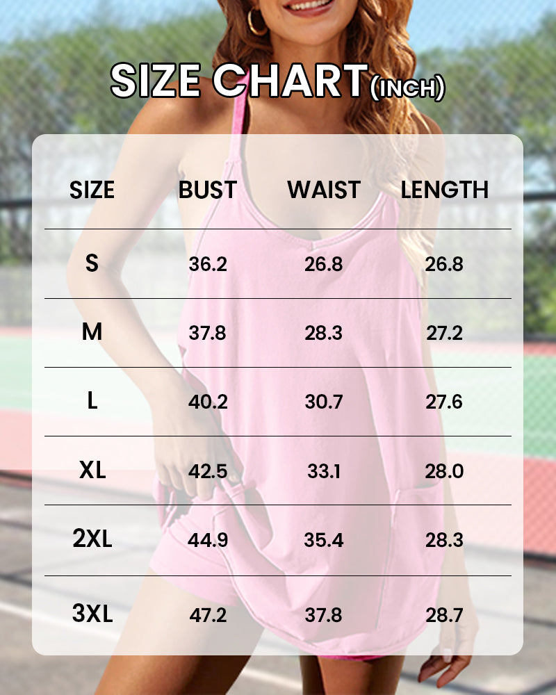 Ärmelloses Minikleid mit integrierten Shorts