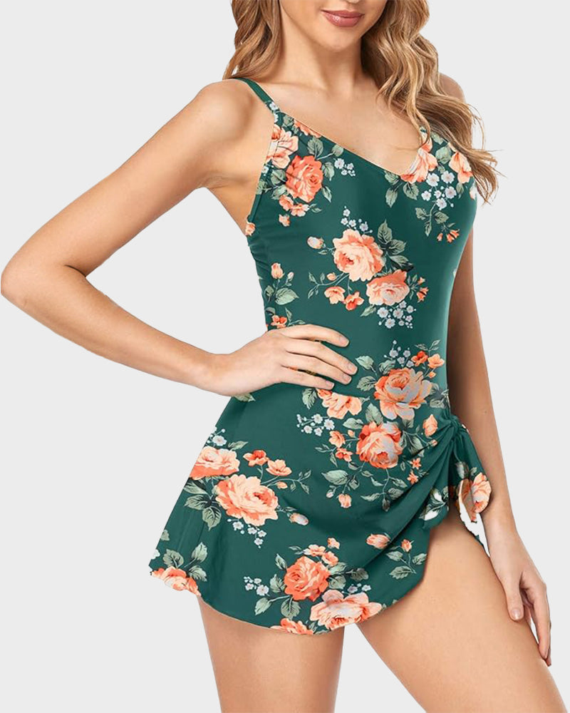 Maillot de Bain Une Pièce Gainant Grande Taille