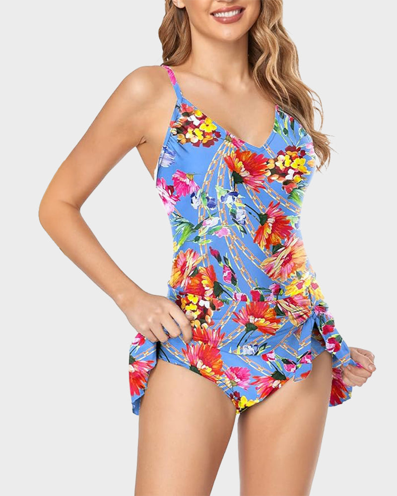 Maillot de Bain Une Pièce Gainant Grande Taille