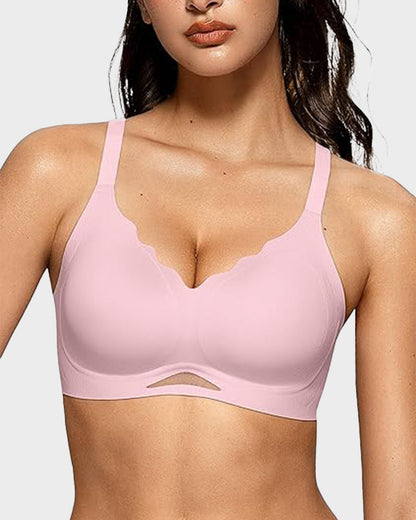 Seamless Wireless Soft-Comfort Mesh Bra
