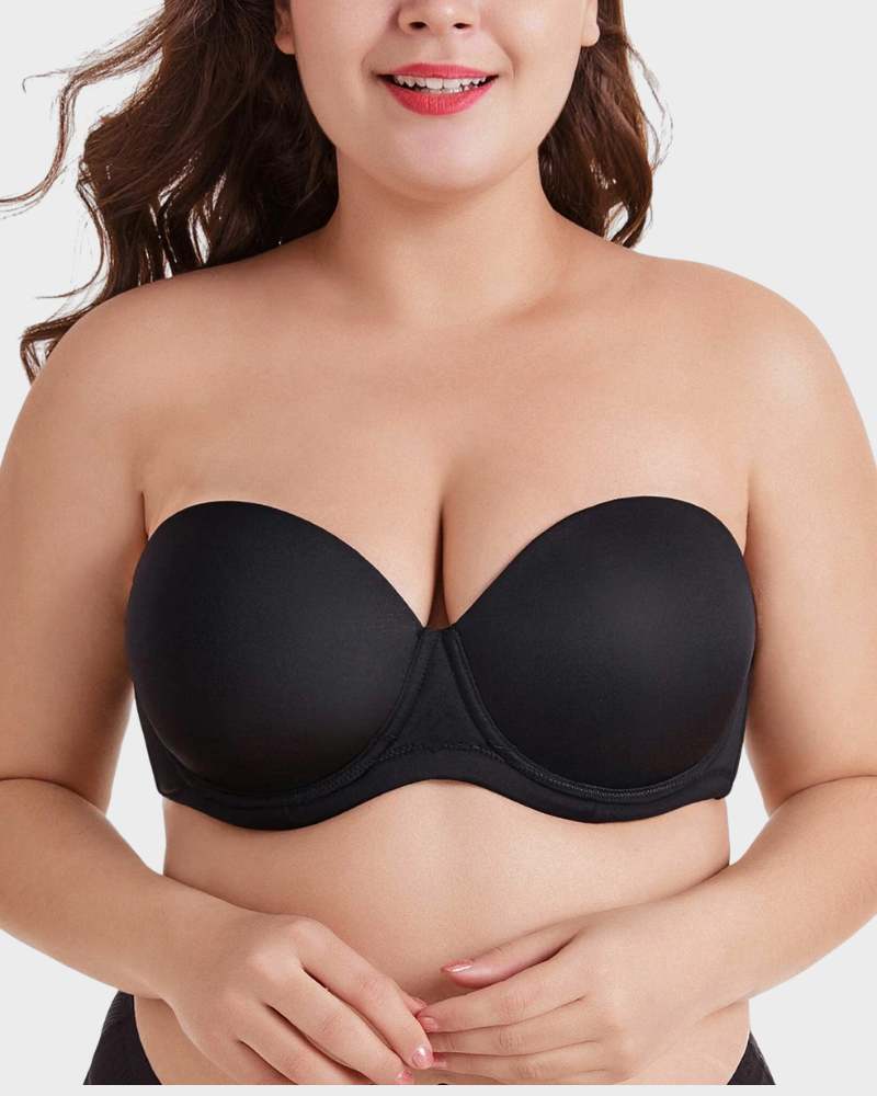 Multi-Way Underwire Bandeau Bra with Removable Straps