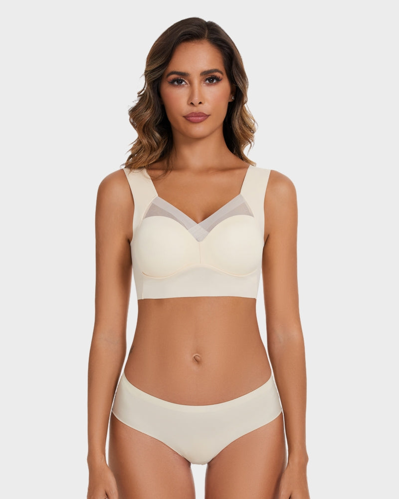 Comfort Smoothing Mesh Bra