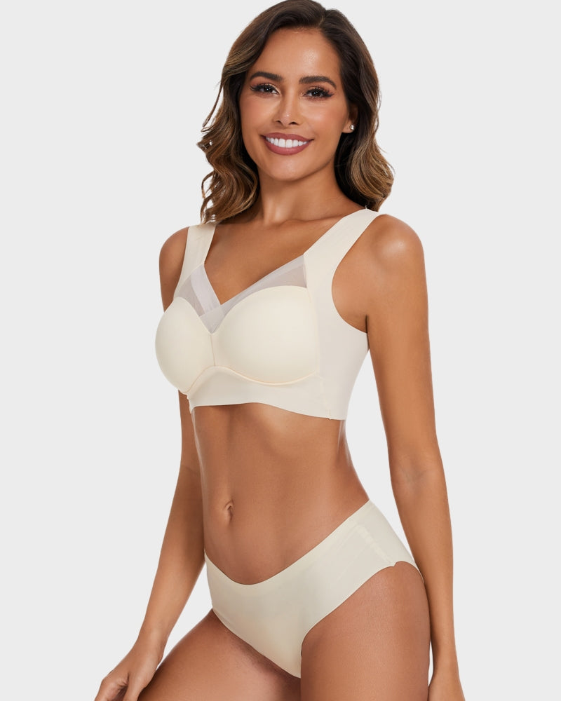 Comfort Smoothing Mesh Bra