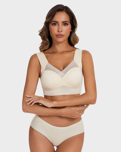 Comfort Smoothing Mesh Bra