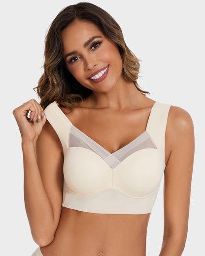 Comfort Smoothing Mesh Bra