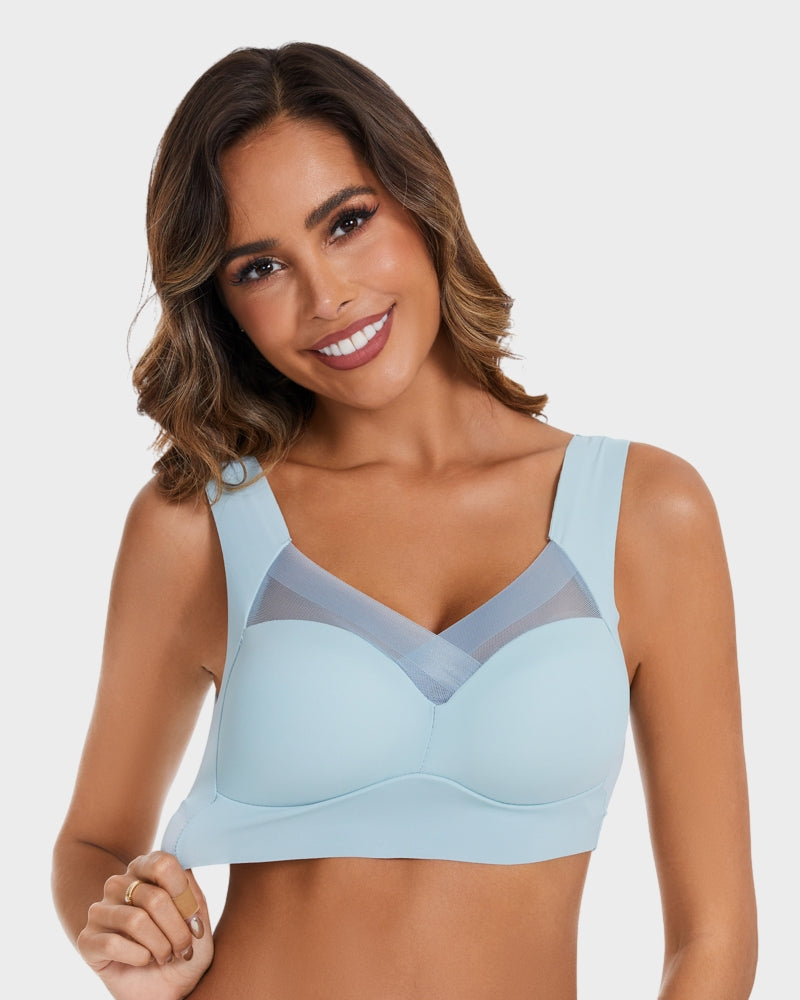 Comfort Smoothing Mesh Bra