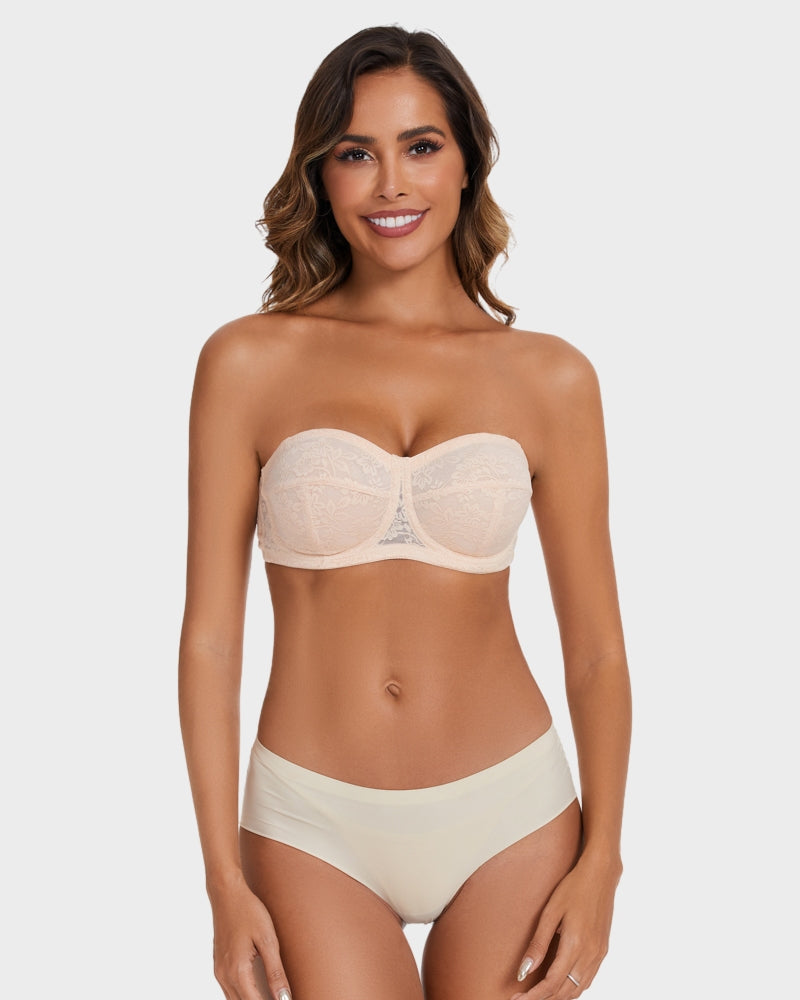 Plus-Size Ultra-Thin Strapless Bra