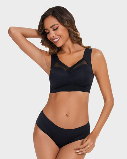 Comfort Smoothing Mesh Bra