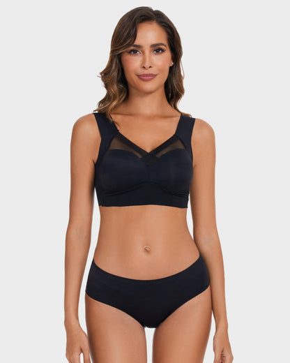 Comfort Smoothing Mesh Bra