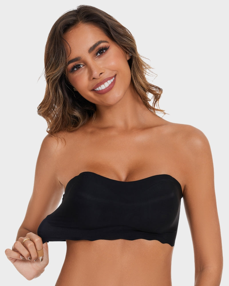 Invisible Push-Up Bandeau Bra