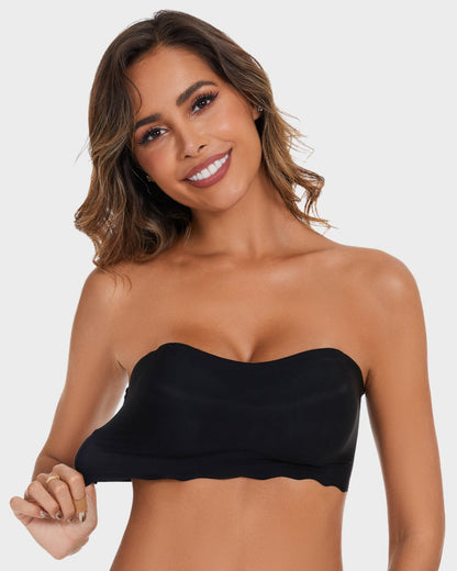 Invisible Push-Up Bandeau Bra