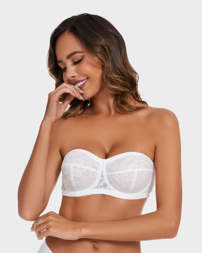 Plus-Size Ultra-Thin Strapless Bra