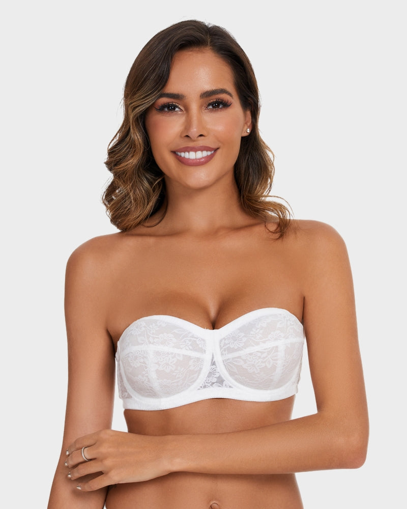 Plus-Size Ultra-Thin Strapless Bra