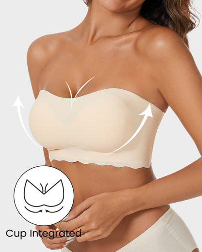 Invisible Push-Up Bandeau Bra