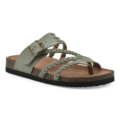 Hayleigh Sandals — Braided Cork
