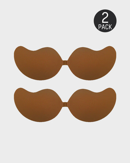 Soutien-Gorge Invisible Adhésif Respirant Forme Mangue (2 Paires)