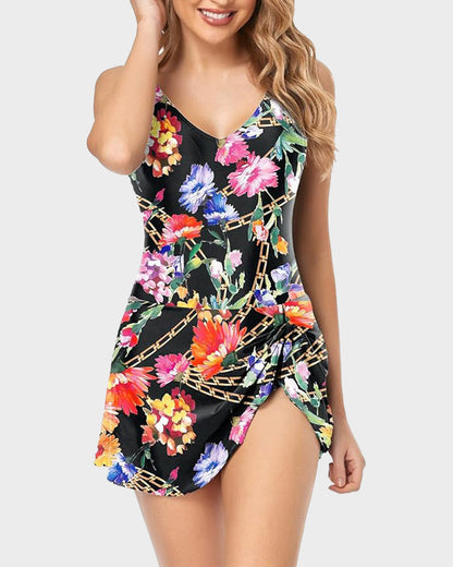 Maillot de Bain Une Pièce Gainant Grande Taille
