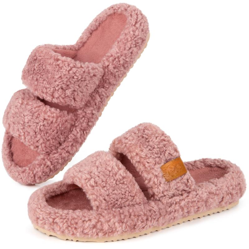 Chaussons Teddy Nuage — Bout Ouvert, Cocooning Total