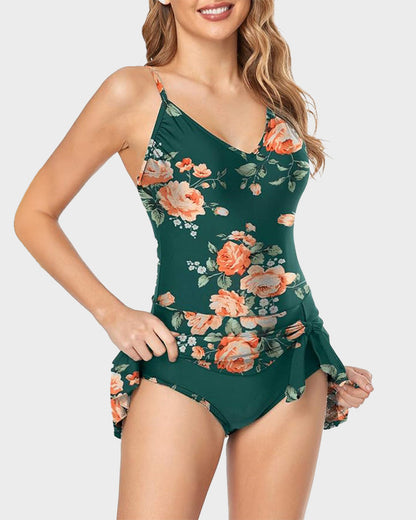 Maillot de Bain Une Pièce Gainant Grande Taille
