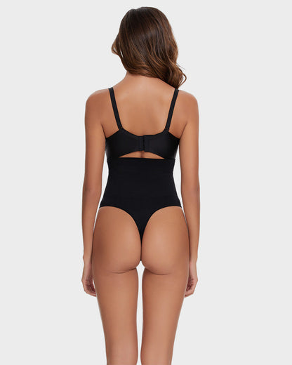 Nahtloser String-Tanga mit hoher Taille (2 Stück)