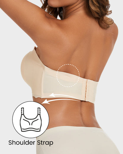 Invisible Push-Up Bandeau Bra