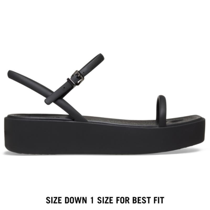 Angeles Ankle-Strap Platform Sandals — Minimalist Look, Maximum Comfort
