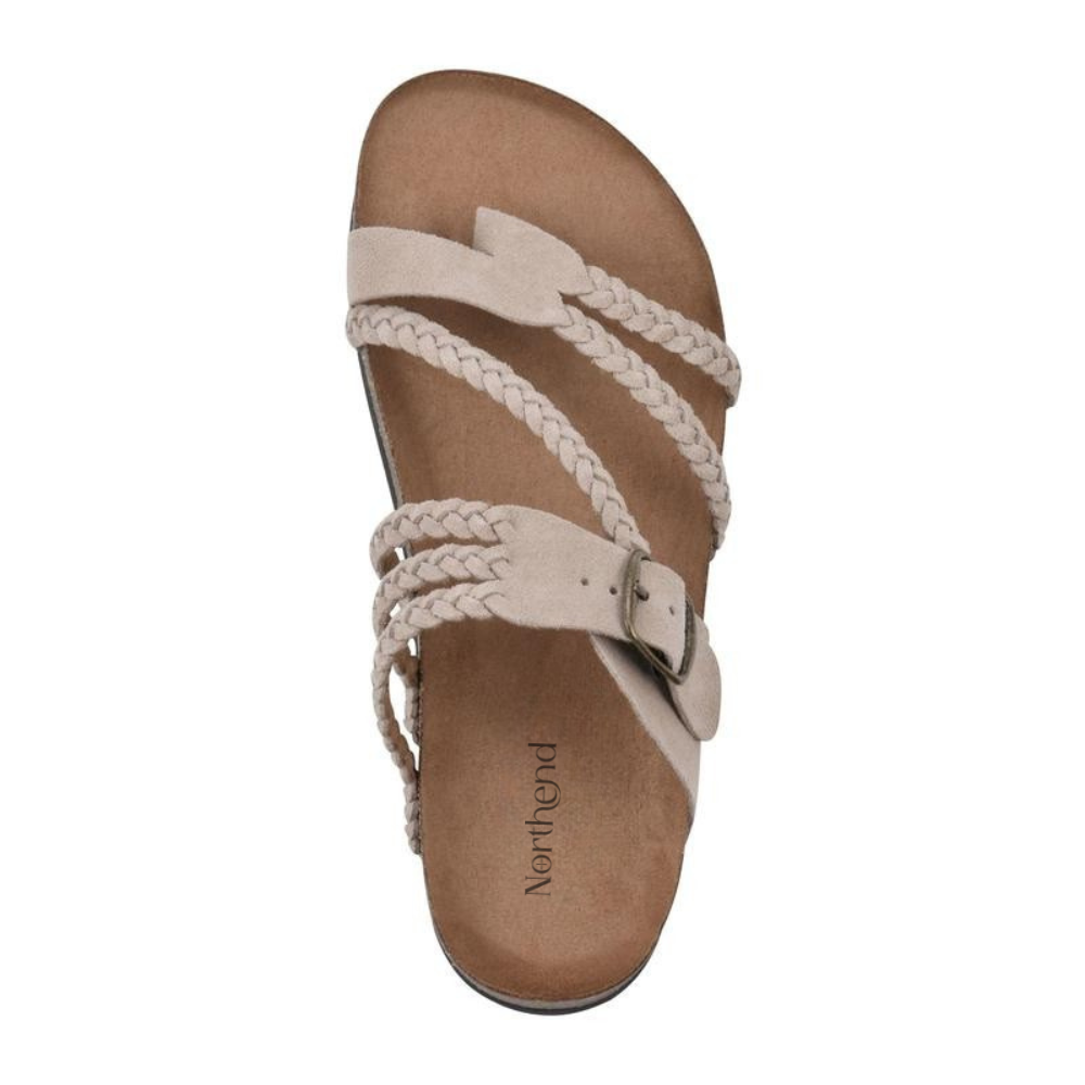 Hayleigh Sandals — Braided Cork
