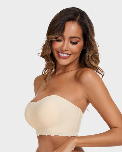 Invisible Push-Up Bandeau Bra