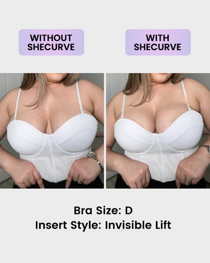 Front-Closure Silicone Self-Adhesive Invisible Bra — Set of 2