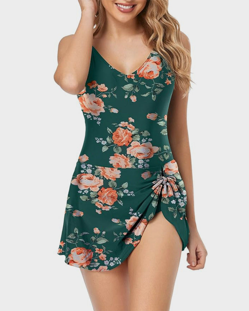 Maillot de Bain Une Pièce Gainant Grande Taille