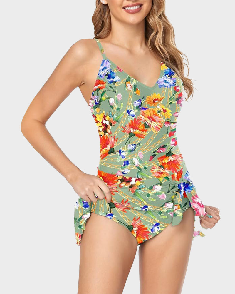 Maillot de Bain Une Pièce Gainant Grande Taille