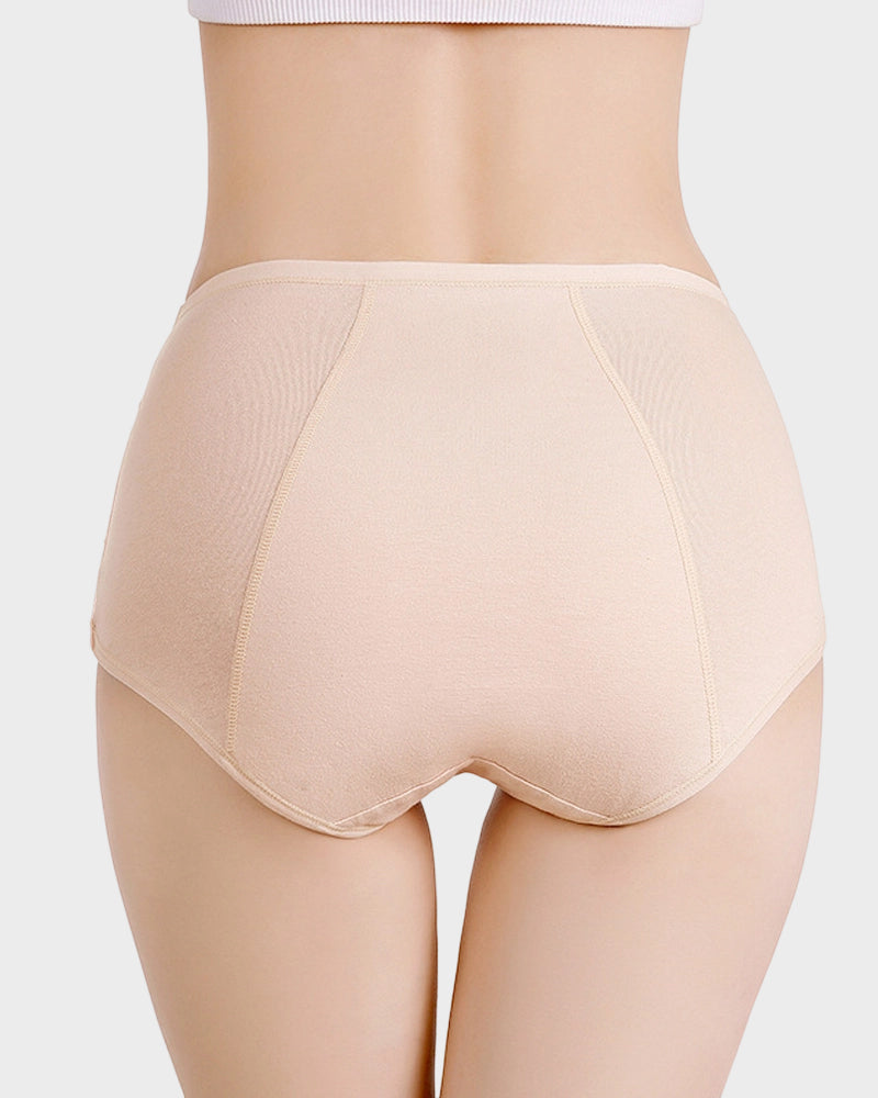360° Leak-Proof High-Waisted Period Underwear (Pack of 6)
