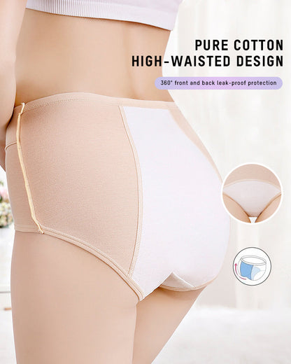 360° Leak-Proof High-Waisted Period Underwear (Pack of 6)