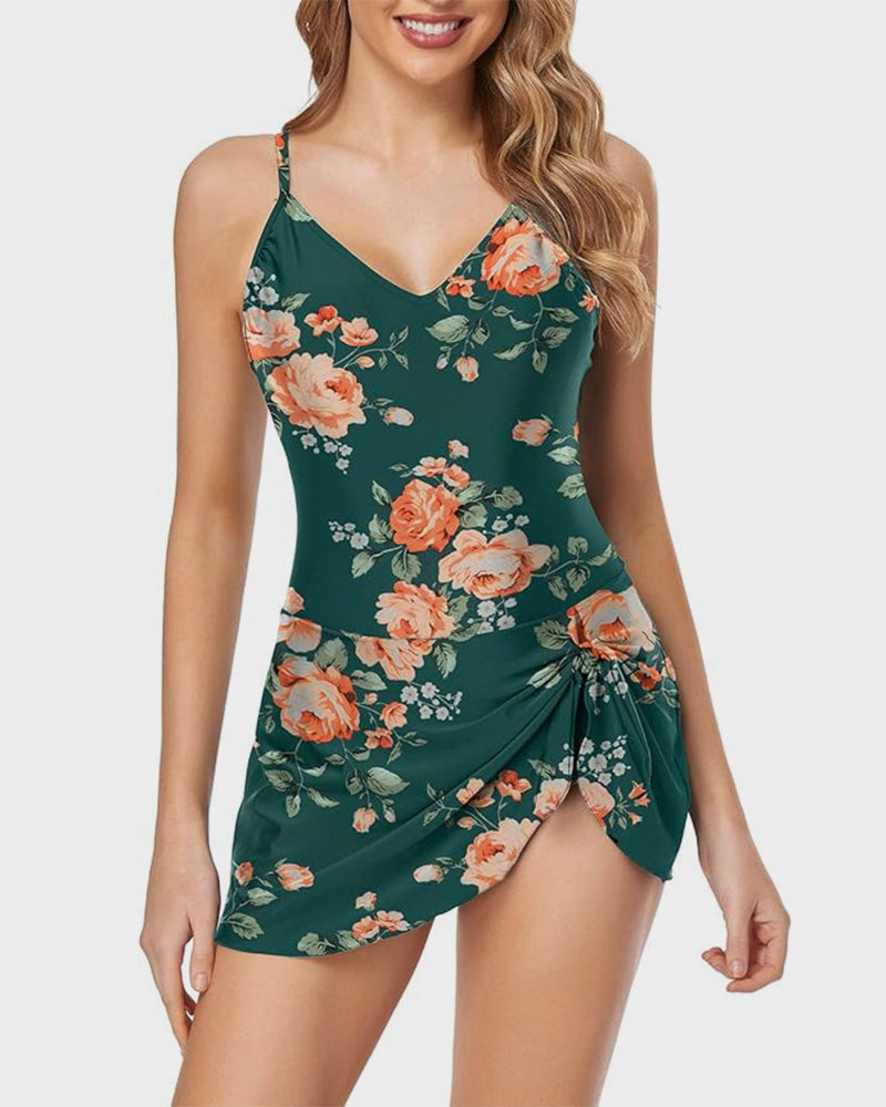 Maillot de Bain Une Pièce Gainant Grande Taille