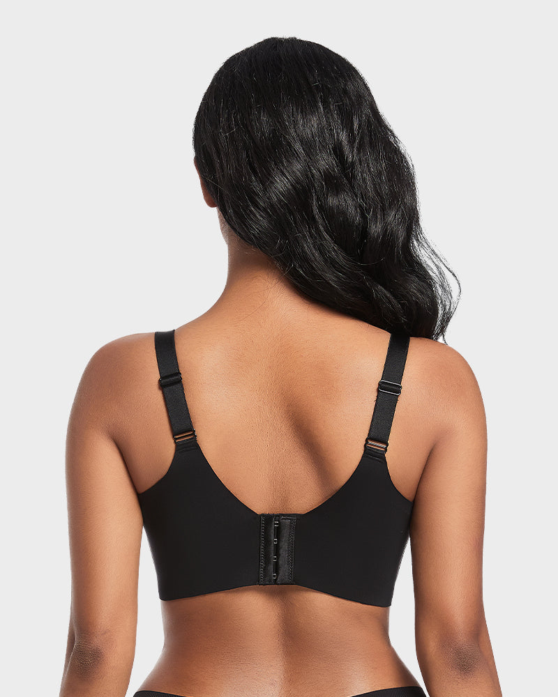 Back-Smoothing Plunge Push-Up Bra