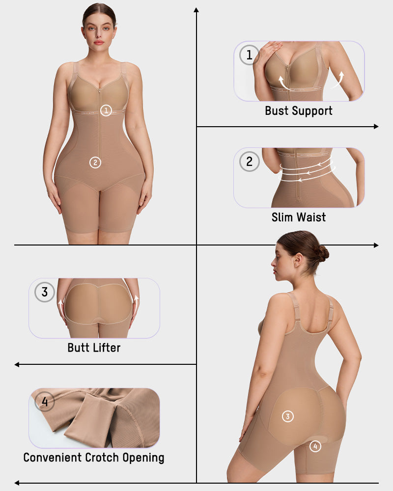 Körperformendes 4-in-1 Sanduhr-Körpershaping
