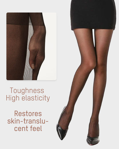 Collants Transparents Indémaillables 40D (Lot de 5)