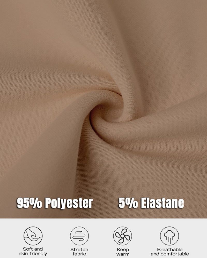 Oversize Langarm-Sweatshirt mit seitlichem Reißverschluss