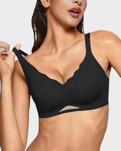 Seamless Wireless Soft-Comfort Mesh Bra