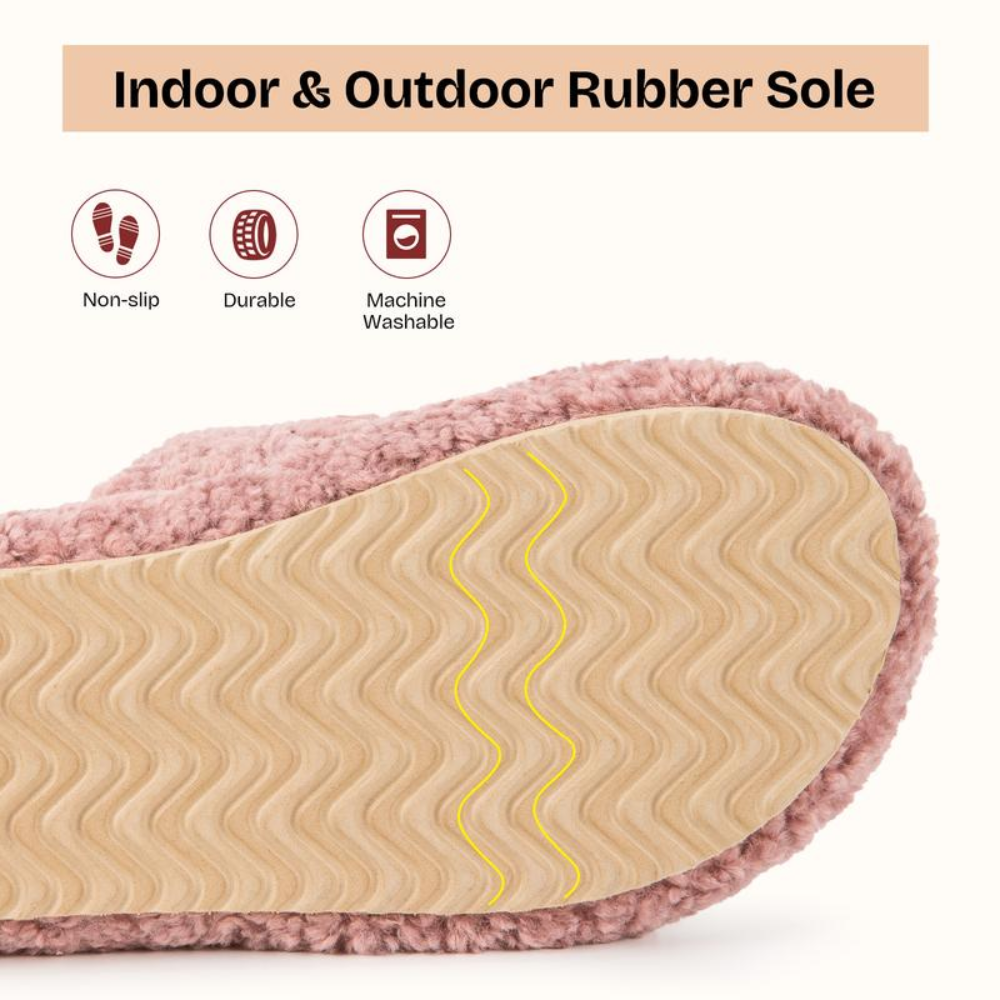 Chaussons Teddy Nuage — Bout Ouvert, Cocooning Total
