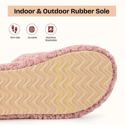 Chaussons Teddy Nuage — Bout Ouvert, Cocooning Total