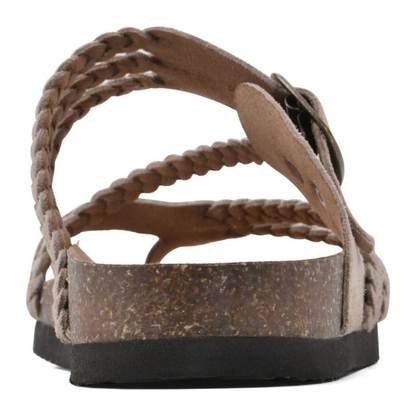 Hayleigh Sandals — Braided Cork