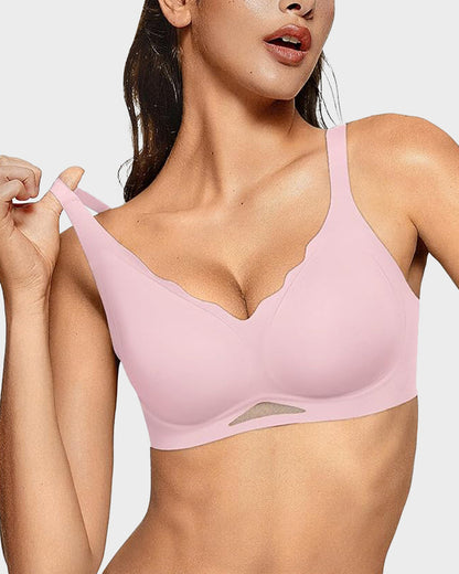 Seamless Wireless Soft-Comfort Mesh Bra