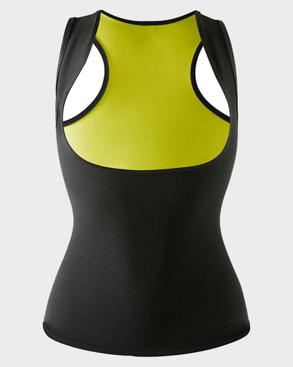 Polymer Sweat-Effect Shaping Sauna Tank Top